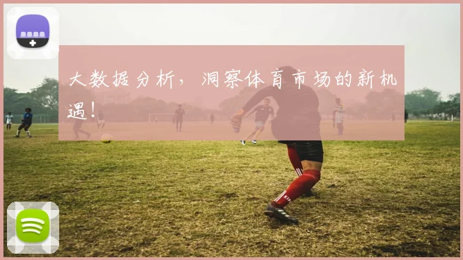 大数据分析，洞察体育市场的新机遇！